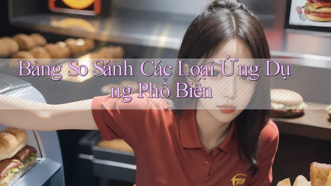 Bảng So Sánh Các Loại Ứng Dụng Phổ Biến