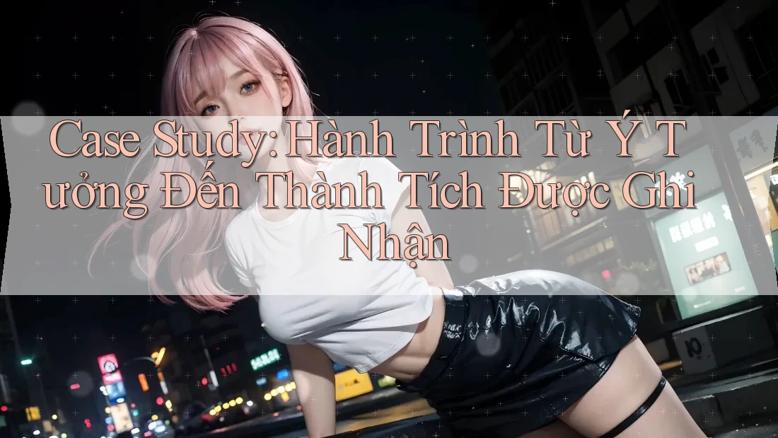 Case Study: Hành Trình Từ Ý Tưởng Đến Thành Tích Được Ghi Nhận Case Study: Hành Trình Từ Ý Tưởng Đến Thành Tích Được Ghi Nhận