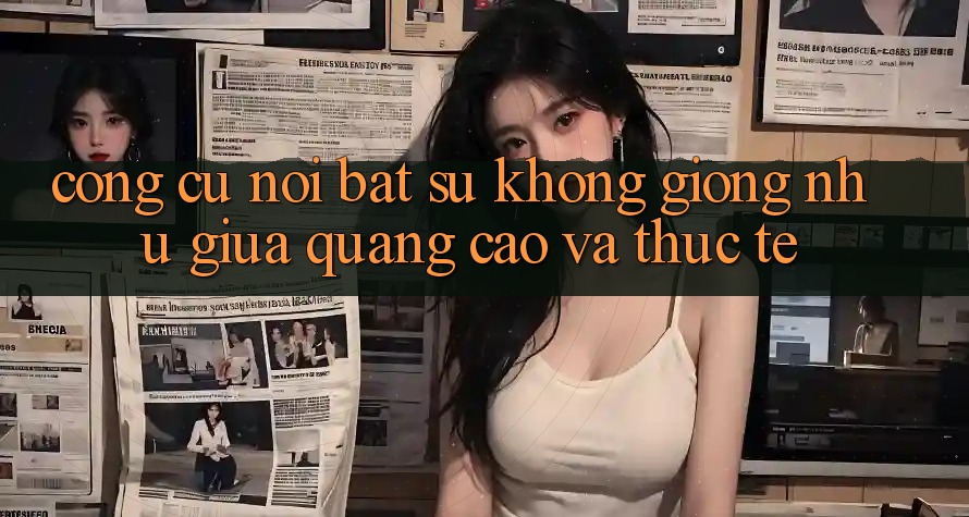 Công cụ nổi bật: Sự không giống như giữa quảng cáo và thực tế Công cụ nổi bật: Sự không giống như giữa quảng cáo và thực tế
