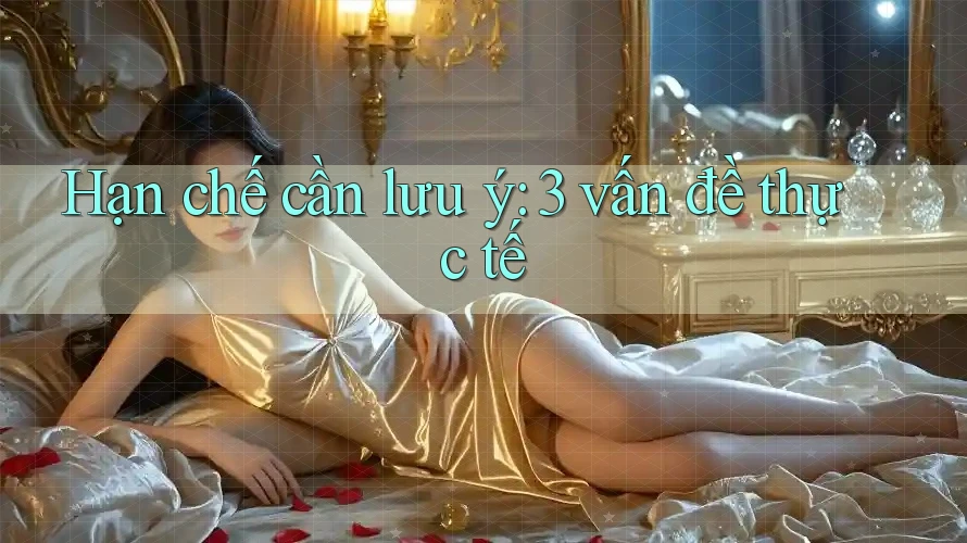 Hạn chế cần lưu ý: 3 vấn đề thực tế