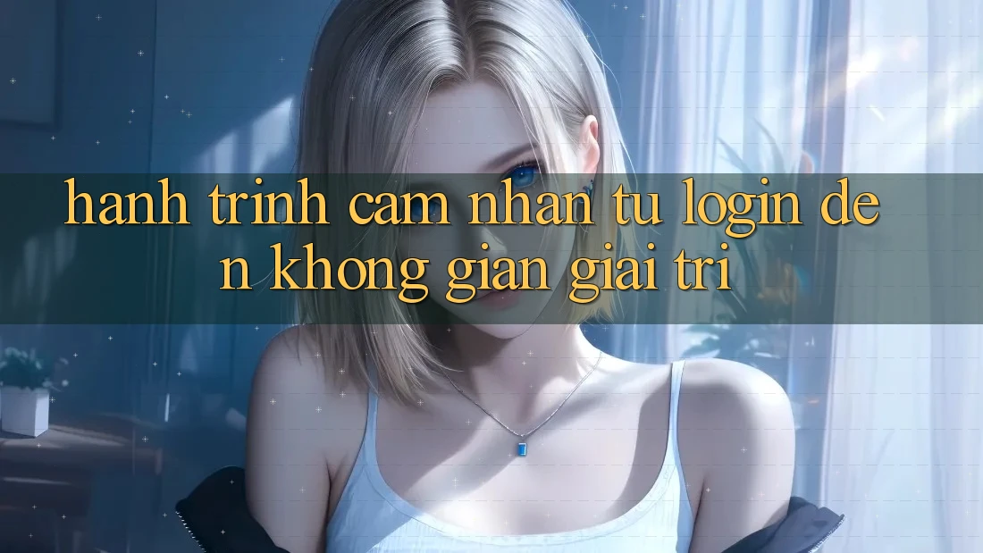 Hành Trình Cảm nhận: Từ Login Đến Không Gian Giải Trí Hành Trình Cảm nhận: Từ Login Đến Không Gian Giải Trí