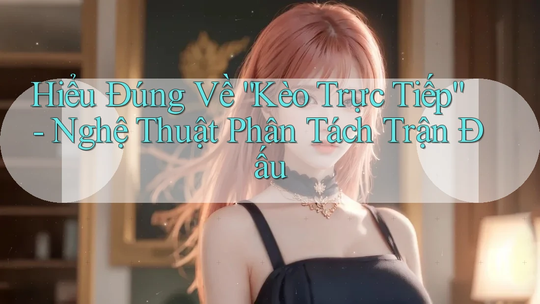 Hiểu Đúng Về “Kèo Trực Tiếp” - Nghệ Thuật Phân Tách Trận Đấu Hiểu Đúng Về “Kèo Trực Tiếp” - Nghệ Thuật Phân Tách Trận Đấu