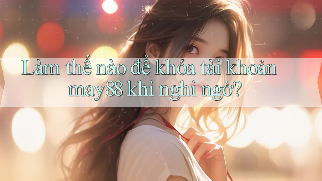 Làm thế nào để khóa tài khoản may88 khi nghi ngờ? Làm thế nào để khóa tài khoản may88 khi nghi ngờ?