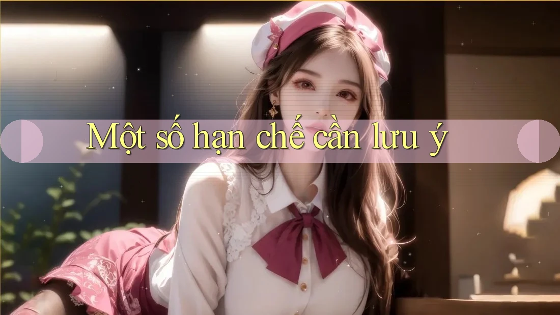 Một số hạn chế cần lưu ý