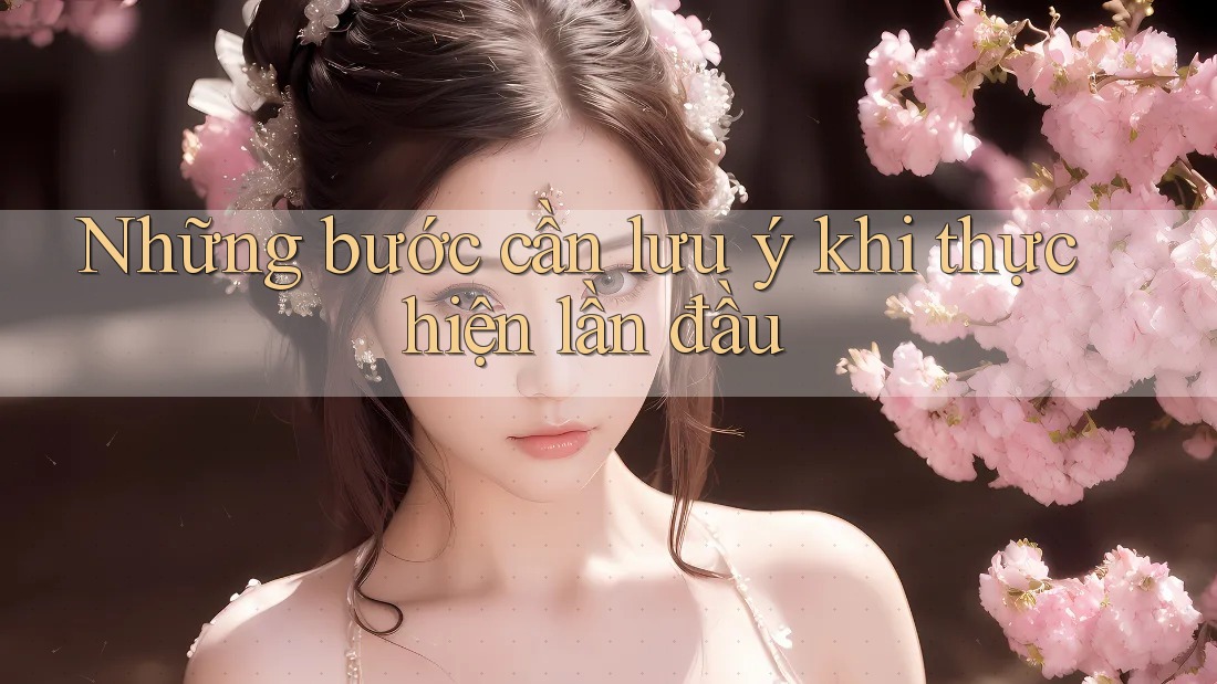 Những bước cần lưu ý khi thực hiện lần đầu