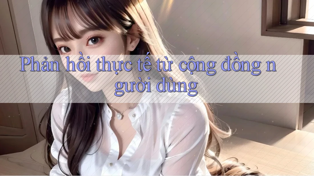 Phản hồi thực tế từ cộng đồng người dùng Phản hồi thực tế từ cộng đồng người dùng