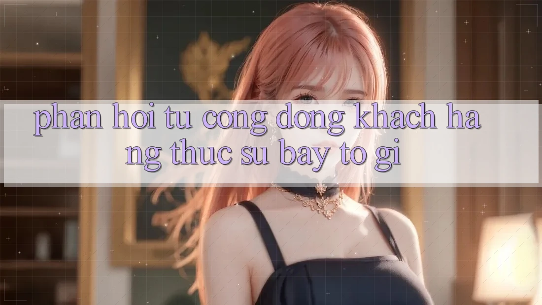 Phản hồi từ cộng đồng: khách hàng thực sự bày tỏ gì? Phản hồi từ cộng đồng: khách hàng thực sự bày tỏ gì?