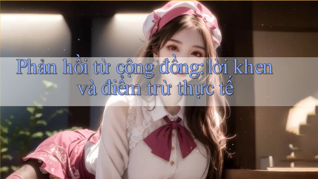 Phản hồi từ cộng đồng: lời khen và điểm trừ thực tế Phản hồi từ cộng đồng: lời khen và điểm trừ thực tế