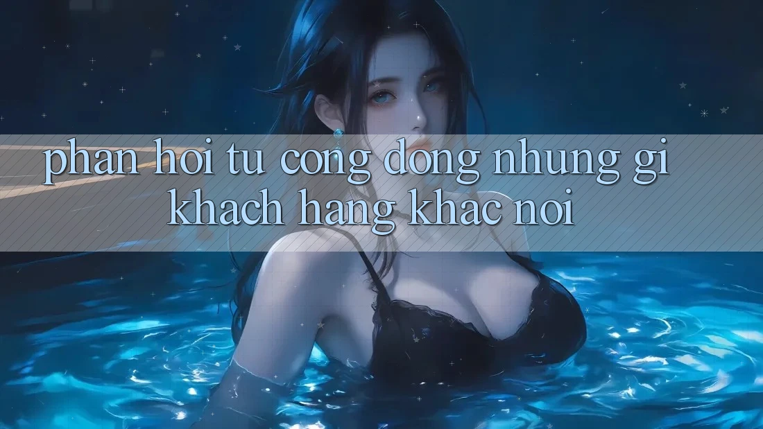 Phản hồi từ cộng đồng: những gì khách hàng khác nói Phản hồi từ cộng đồng: những gì khách hàng khác nói