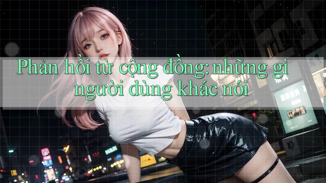 Phản hồi từ cộng đồng: những gì người dùng khác nói