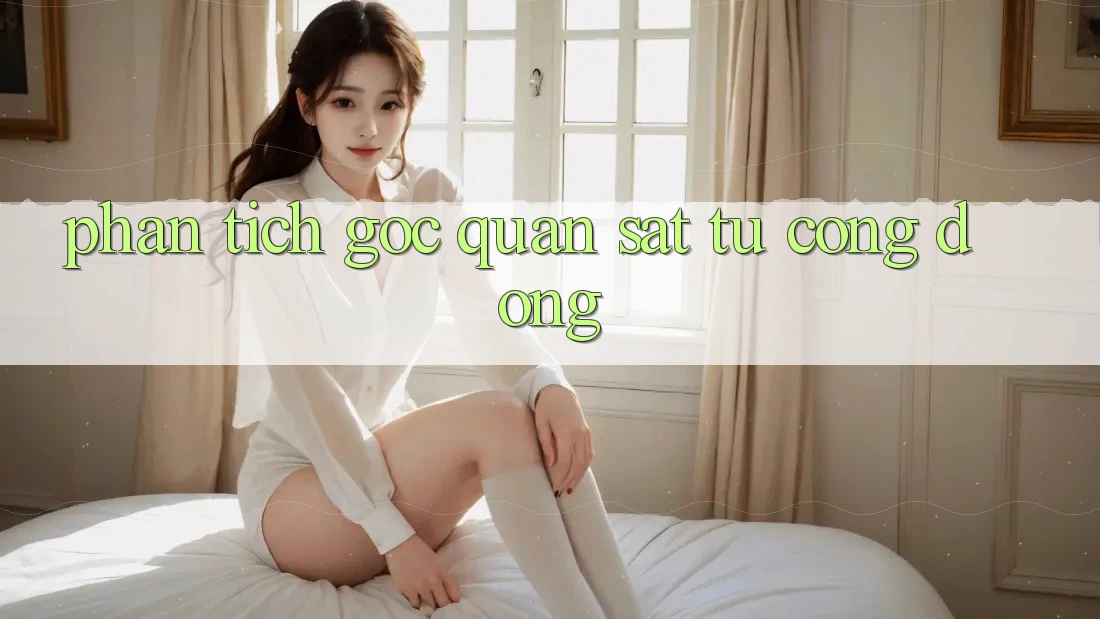 Phân Tích Góc Quan sát Từ Cộng Đồng Phân Tích Góc Quan sát Từ Cộng Đồng