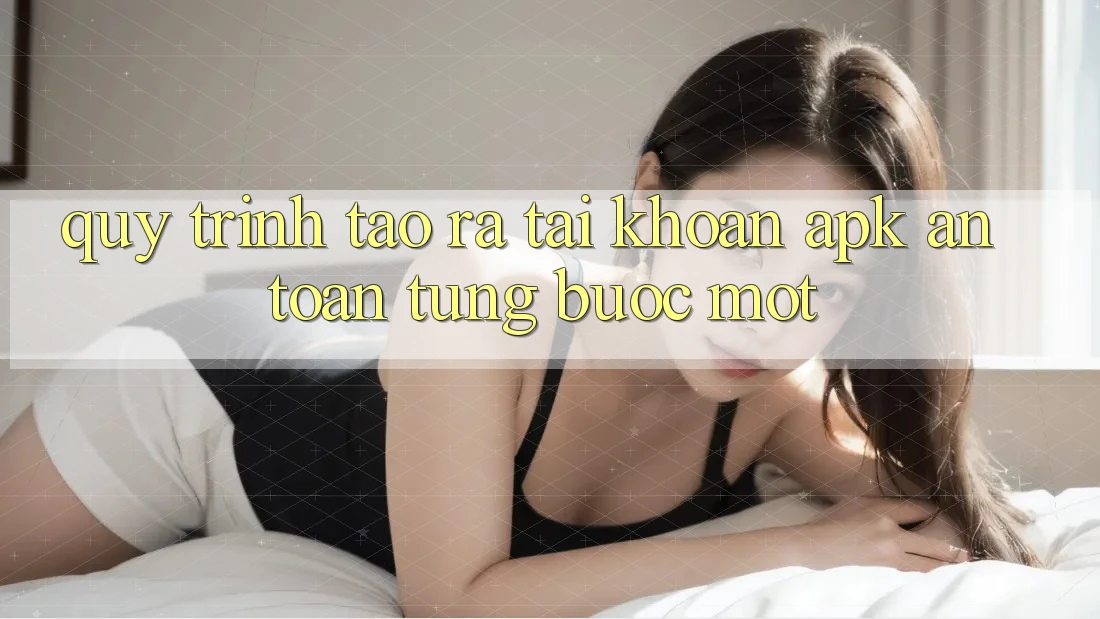 Quy Trình Tạo ra Tài Khoản APK An Toàn, Từng Bước Một Quy Trình Tạo ra Tài Khoản APK An Toàn, Từng Bước Một