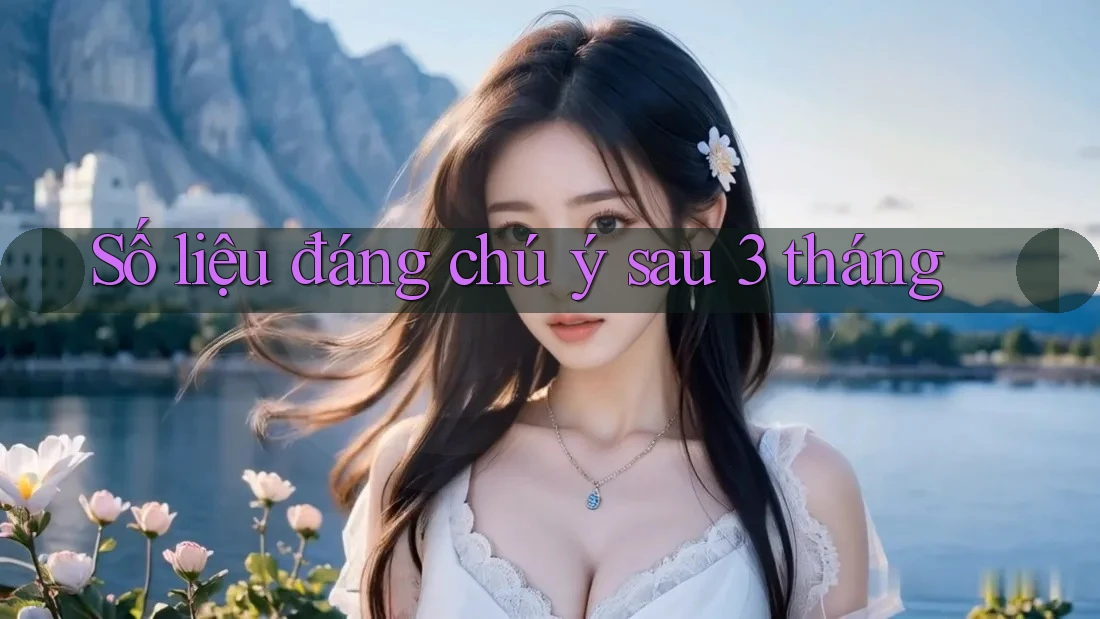 Số liệu đáng chú ý sau 3 tháng