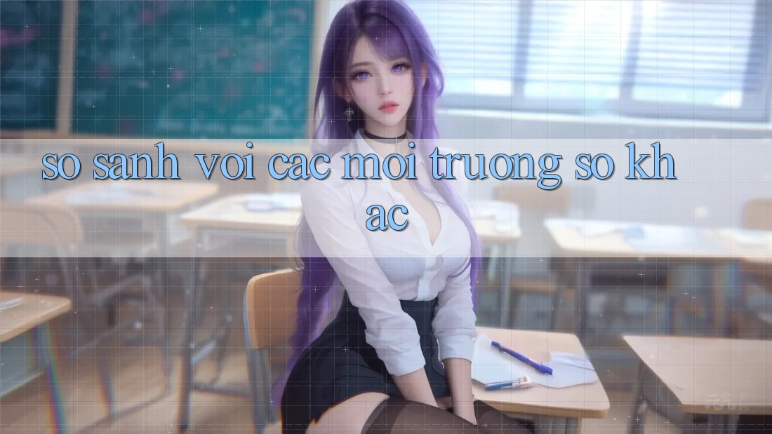 So sánh với các môi trường số khác