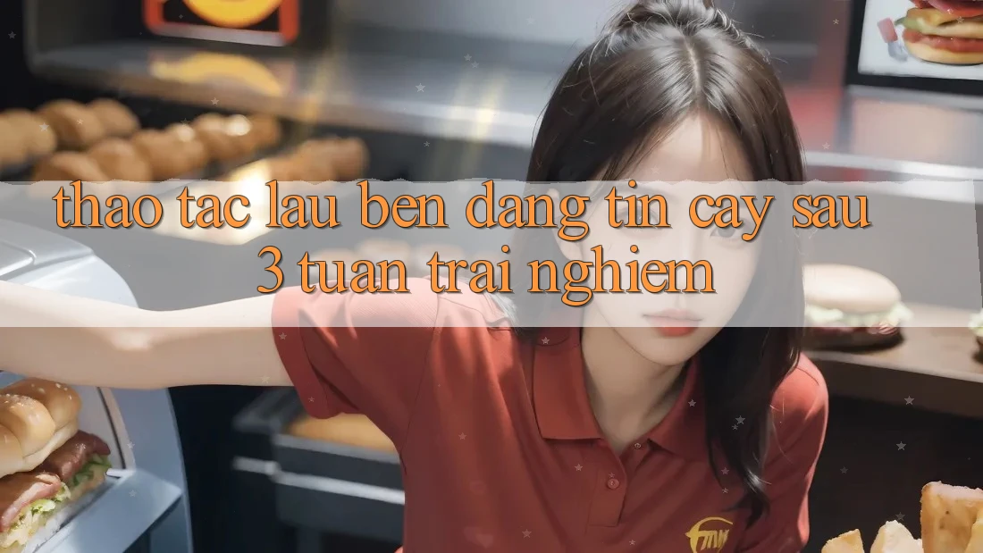 Thao tác lâu bền: đáng tin cậy sau 3 tuần trải nghiệm Thao tác lâu bền: đáng tin cậy sau 3 tuần trải nghiệm