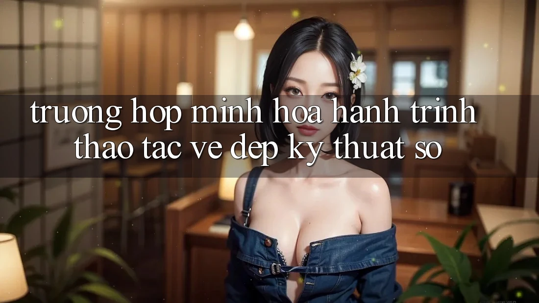 Trường Hợp Minh Họa: Hành Trình Thao tác Vẻ Đẹp Kỹ Thuật Số Trường Hợp Minh Họa: Hành Trình Thao tác Vẻ Đẹp Kỹ Thuật Số