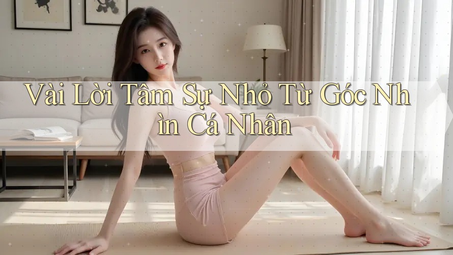Vài Lời Tâm Sự Nhỏ Từ Góc Nhìn Cá Nhân Vài Lời Tâm Sự Nhỏ Từ Góc Nhìn Cá Nhân