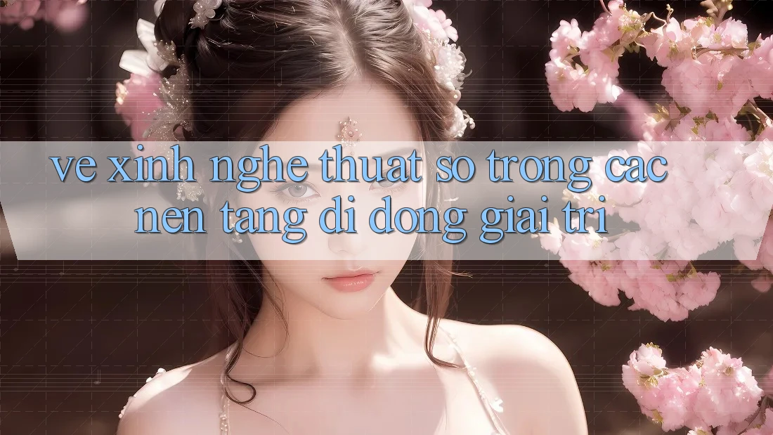 Vẻ Xinh Nghệ Thuật Số Trong Các Nền tảng di động Giải Trí Vẻ Xinh Nghệ Thuật Số Trong Các Nền tảng di động Giải Trí