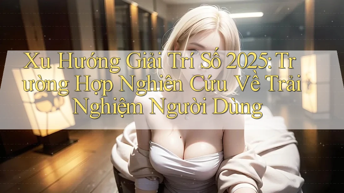 Xu Hướng Giải Trí Số 2025: Trường Hợp Nghiên Cứu Về Trải Nghiệm Người Dùng Xu Hướng Giải Trí Số 2025: Trường Hợp Nghiên Cứu Về Trải Nghiệm Người Dùng