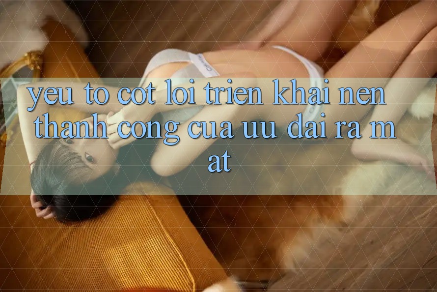 Yếu Tố Cốt Lõi Triển khai Nên Thành Công Của Ưu đãi Ra Mắt Yếu Tố Cốt Lõi Triển khai Nên Thành Công Của Ưu đãi Ra Mắt